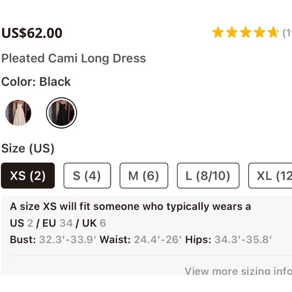 NWT Commense Black Spaghetti Strap Maxi Dress for Cocktail beautiful! - Picture 4 of 6